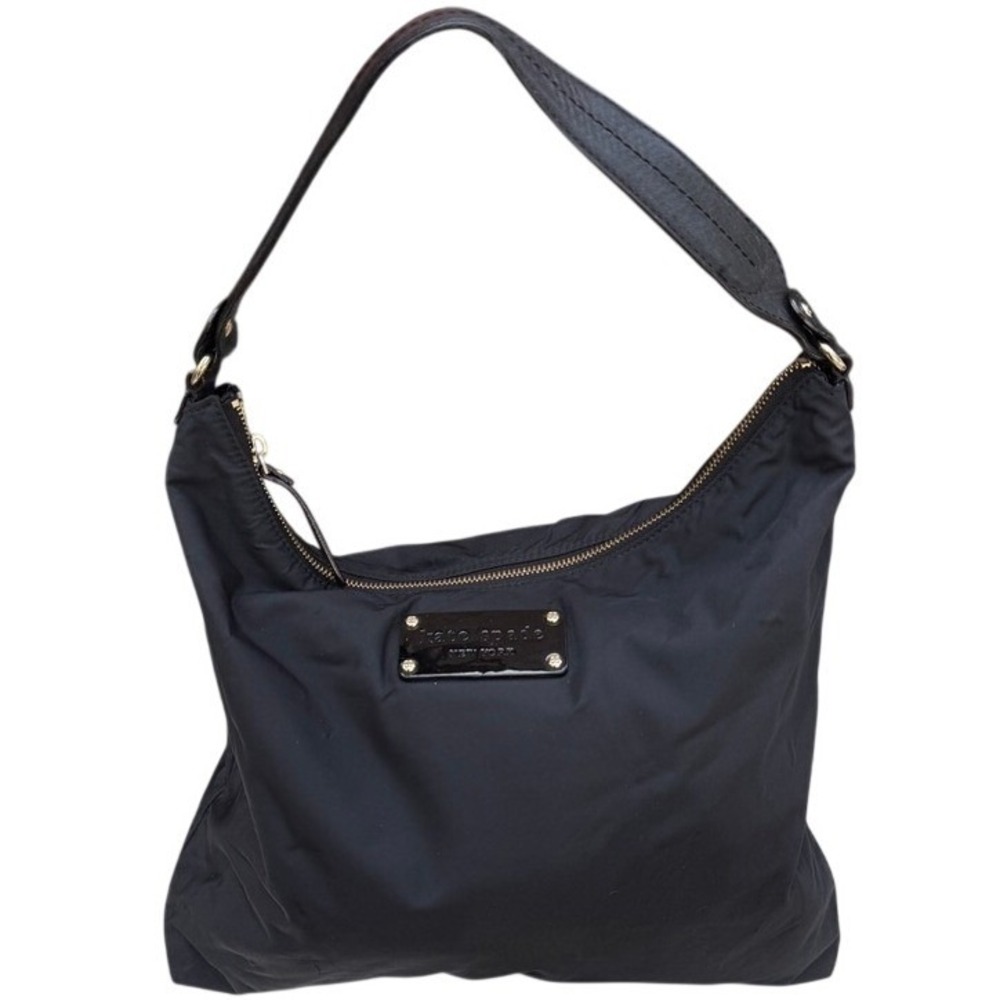 Kate Spade New York Nylon Shoulder Bag with Leather Strap